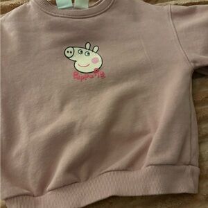 Peppa Pig Blush Pink Kids Sweatshirt
